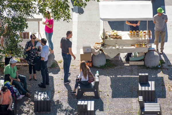 Ljubljana, Slovenya - 13 Eylül: Sıfır atık deposu Rifuzl'in resmi açılışı, 13 Eylül'de Ljubljana, Slovenya