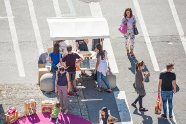 Ljubljana, Slovenya - 13 Eylül: Sıfır atık deposu Rifuzl'in resmi açılışı, 13 Eylül'de Ljubljana, Slovenya