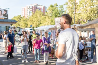 Ljubljana, Slovenya - 13 Eylül: Sıfır atık deposu Rifuzl'in resmi açılışı, 13 Eylül'de Ljubljana, Slovenya