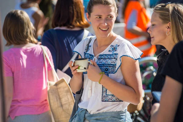 Ljubljana, Slovenia - September 13: Official opening of first Zero waste store Rifuzl, on September 13 in Ljubljana, Slovenia — Stock Photo, Image