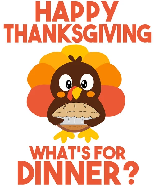 A Cartoon Turkey Arrives for Thanksgiving