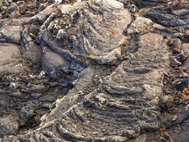 la Palma volkanik kaya dondurulmuş lavafluss için