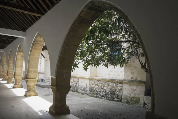 Mosteiro de Chrysoroyiatissa em Chipre — Fotografia de Stock