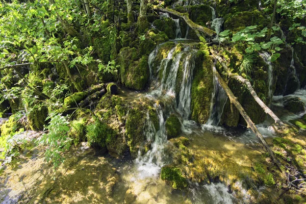 Parque Nacional de los Lagos de Plitvice en Croacia — Foto de Stock