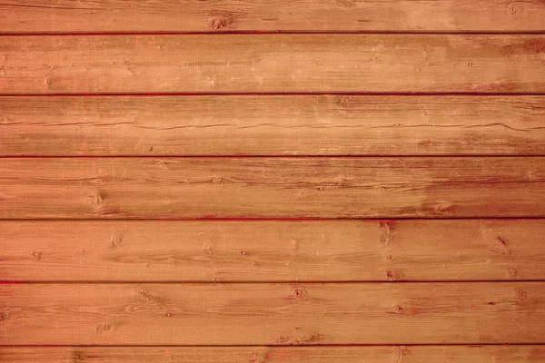 Оранжевая Красная Текстура Деревянного Фона Горизонтальные Доски Решетки — стоковое фото