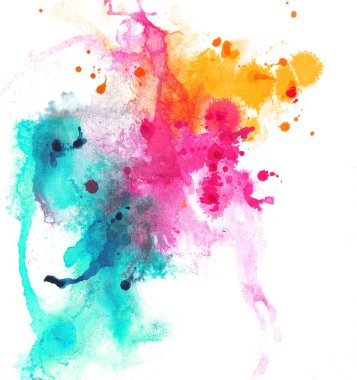 Tasarımınız için suluboya dokusu. Soyut el çizilmiş suluboya arka plan. Kartlar ve el ilanları tasarımı için Grunge dokusu