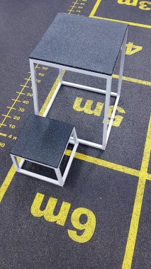 Spor malzemeleri. Plyometric kutuları (Atlama için Kaide)