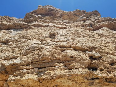 Karadeniz'in kayalık kıyıları. Farklı kayakatmanlarından oluşan profil kayalıkları