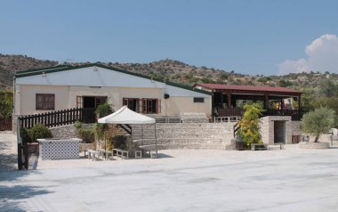Golden Donkey Farm topraklarında Restoran.