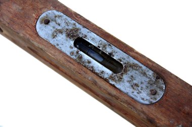 Vintage kabarcık ya da ruhu düzeyinde beyaz bir arka plan üzerinde izole kullanım izleri ile