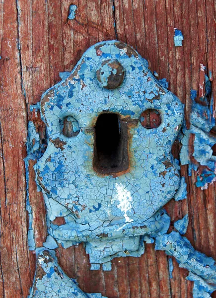 Oude geschilderde Raad — Stockfoto