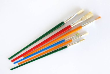 Resim için renkli fırçalar