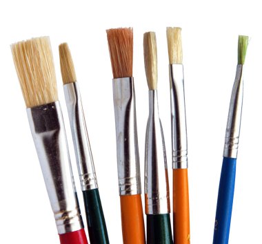 Resim için renkli fırçalar