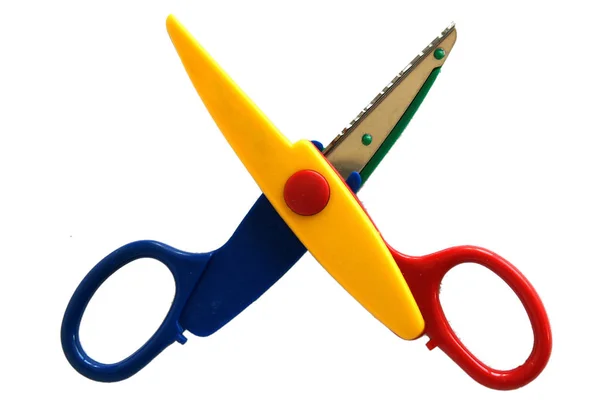 Barva nůžky pro hobby — Stock fotografie