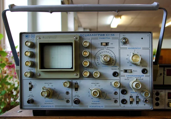 Oscilloscope de dispositif de science vintage — Photo