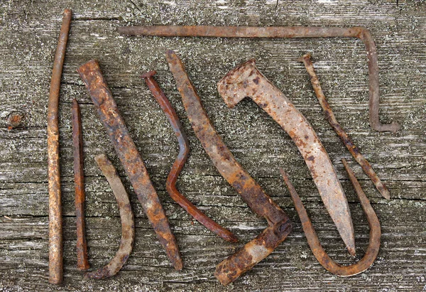 Rusty metal objects — Stock Photo, Image