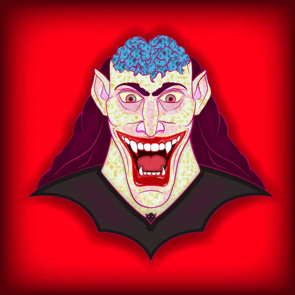 Feliz Halloween Cartão, Convite, Cartaz Ou Panfleto. Personagem De Desenho  Animado Vampiro Vestindo Capa Preta E Vermelha E Fazendo Gesto Assustador.  Ilustração Vetorial Royalty Free SVG, Cliparts, Vetores, e Ilustrações  Stock. Image