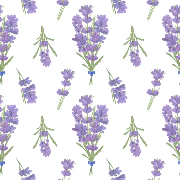 Lavender flowers on the white background