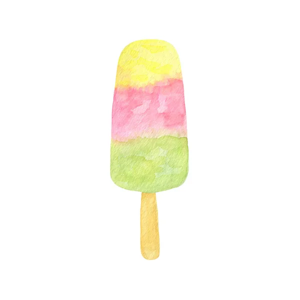 フルーツジュースコーンアイスクリーム — ストック写真