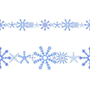 Kar tanecikleri yatay desensiz Noel tatili el çizimi yıl sonu aile kutlamalarının sembolü şenlikli ruh hali basit şablon, davetiye, klişe, tekrar süsleme