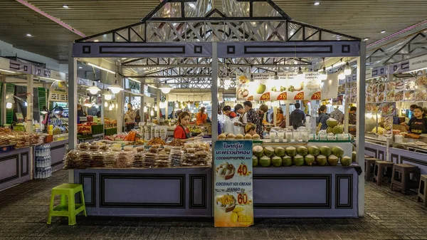 Bangkok Tayland Eylül 2018 Bangkok Tayland Gıda Pazarı Tay Gıda — Stok fotoğraf