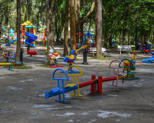 Kinderspielplatz Öffentlichen Stadtpark Dalat Vietnam — Stockfoto