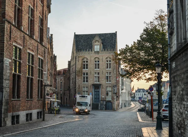 Bruges Bélgica Outubro 2018 Edifícios Antigos Bruges Bélgica Bruges Brugge — Fotografia de Stock