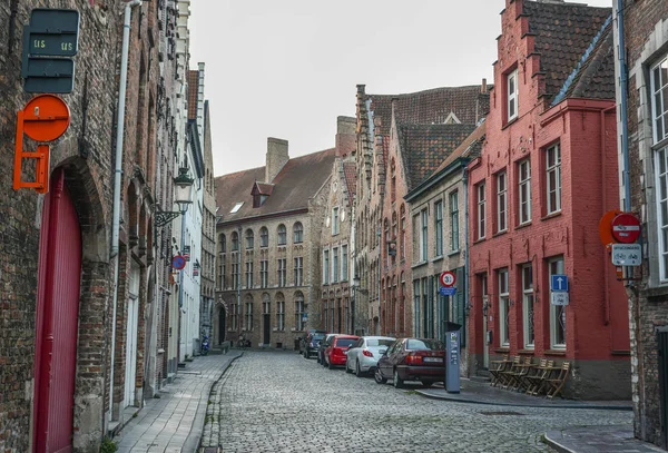 Bruges Bélgica Outubro 2018 Edifícios Antigos Bruges Bélgica Bruges Brugge — Fotografia de Stock