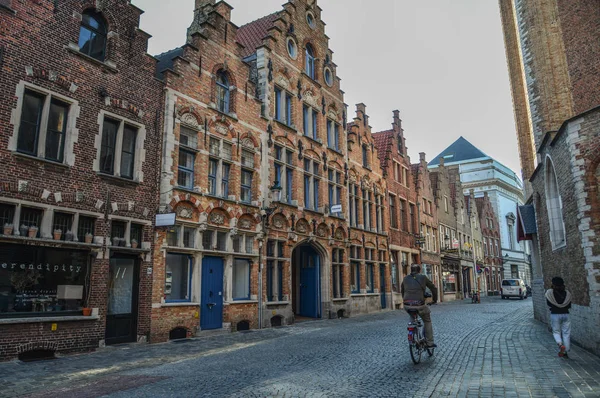 Bruges Bélgica Outubro 2018 Edifícios Antigos Bruges Bélgica Bruges Brugge — Fotografia de Stock