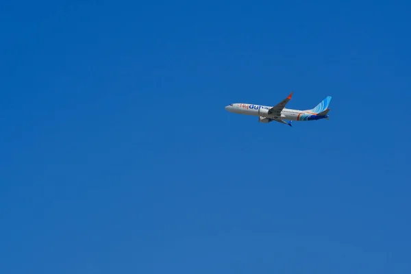 Dubai Uae Dec 2018 Boeing 737 Airplane Flydubai Taking Dubai — Stock Photo, Image