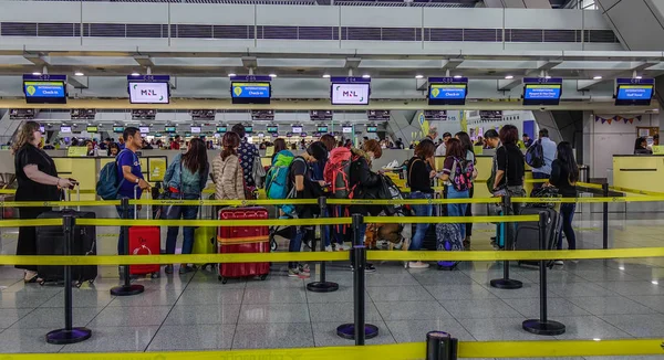 마닐라 필리핀 2018 일입니다 체크인 카운터에서 필리핀 마닐라 니노이 Naia — 스톡 사진