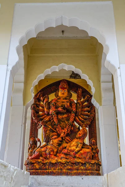 Statua Del Dio Kali Fort Mehrangarh Jodhpur India Kali Prima — Foto Stock