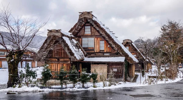 Gifu Japón Diciembre 2015 Villa Histórica Shirakawago Invierno Gifu Japón —  Fotos de Stock