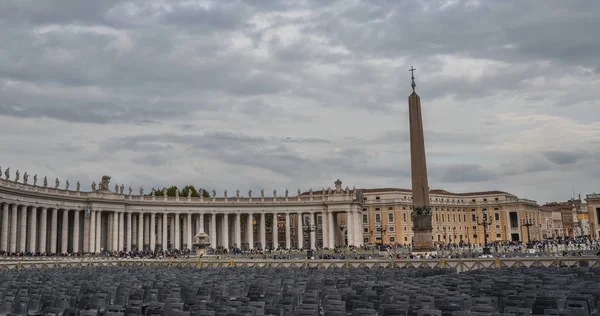 Vatican Octobre 2018 Place Saint Pierre Devant Basilique Saint Pierre — Photo