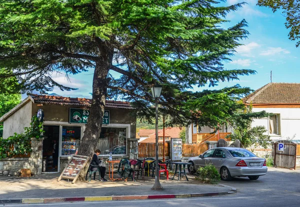 Mtsheta, Gürcistan - Eylül 26, 2018. Mtsheta, Gürcistan'ın eski binalar. Georgia, Mtsheta en eski şehirlerinden biri olan 1994 yılında Unesco Dünya Mirası oldu.