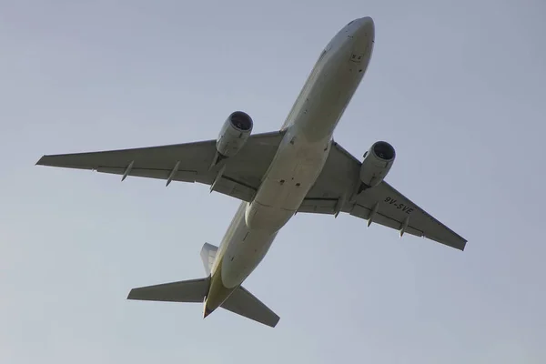 Saigón Vietnam Enero 2019 Avión Boeing 777 200Er Singapore Airlines — Foto de Stock