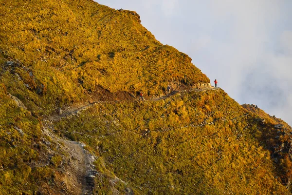 Tikhedunga Nepal Oct 2017 Trekkers Trail Poon Hill Best Spot — Stock Photo, Image
