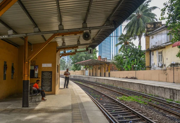 Colombo Sri Lanka Diciembre 2018 Estación Tren Colombo Sri Lanka — Foto de Stock