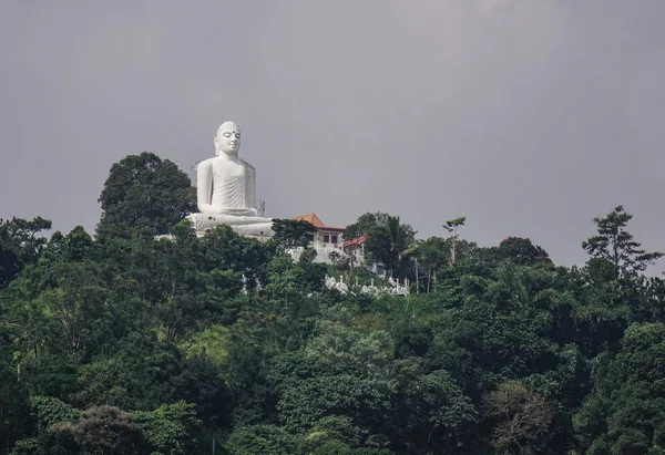 Estátua Buda Gigante Montanha Kandy Sri Lanka — Fotografia de Stock