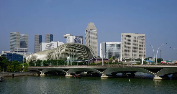 Singapore Februari 2018 Stadsgezicht Van Marina Bay Singapore Waarde Van — Stockfoto