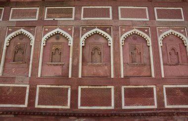 Agra, Hindistan Agra kale iç. Kalenin ana kadar 1638 Moğol hanedanı imparator köşkü oldu.