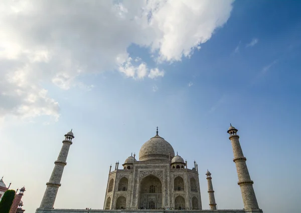 View Taj Mahal Agra India Taj Mahal Designated Unesco World — Stock Photo, Image