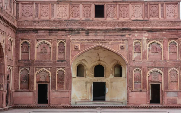 Arquitectura Del Fuerte Agra Agra India Fortaleza Patrimonio Humanidad Por — Foto de Stock