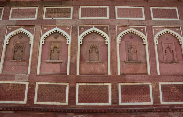아그라 아그라 포트의 내부입니다 요새는 1638까지 Mughal 왕조의 황제의 거주지 — 스톡 사진