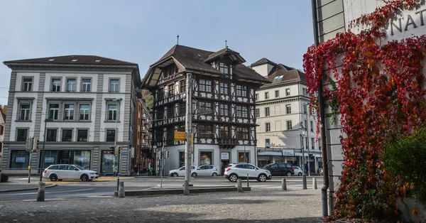 Luzern Schweiz Okt 2018 Historisches Zentrum Von Luzern Schweiz Luzern — Stockfoto