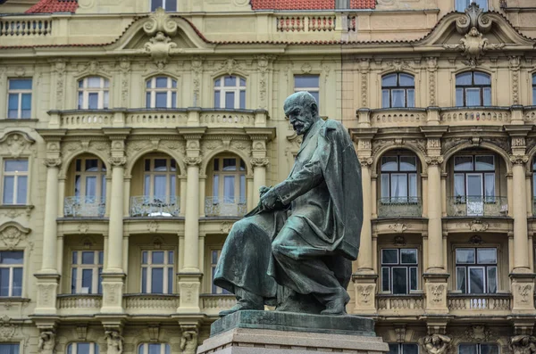 Prague Tchéquie Octobre 2018 Une Statue Dans Vieille Ville Praha — Photo