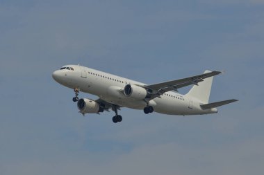 Saigon, Vietnam - 26 Ocak 2019. Tan Son Nhat Havaalanı (Sgn) Saigon (Ho Chi Minh City), Vietnam, açılış Smartlynx Estonya bir Airbus A320 uçağı.