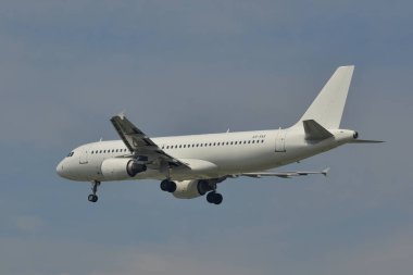Saigon, Vietnam - 26 Ocak 2019. Tan Son Nhat Havaalanı (Sgn) Saigon (Ho Chi Minh City), Vietnam, açılış Smartlynx Estonya bir Airbus A320 uçağı.