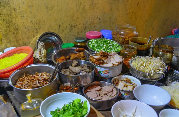 고기와 베트남 전통에 식물성 — 스톡 사진