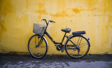 Hoi An, Vietnam - Jan 20, 2019. Hoi An Antik şehir, Vietnam, Bisiklet. Hoi bir 1999 yılından bu yana Unesco Dünya Miras Alanı belirtilmektedir.